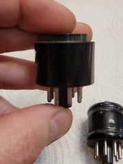Vintage VACUUM TUBE ADAPTER LOT INCLUDES 9 TO 8 PIN, 7 TO 8 PIN, 8 TO 7 PIN PLUS