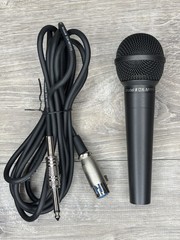 Vintage DYNEX Dynamic Microphone 10 foot cord detachable Mic Phone Jack Included