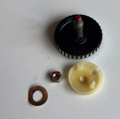 Dual 1229Q Vintage Stereo Turntable Original Anti-Skate Knob Assembly