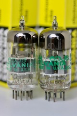 6DJ8 ECC88 6N23P SYLVANIA JAN MATCHED NOS PAIR TUBES LOW-NOISE TESTED ARC SP10