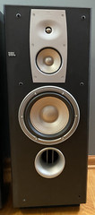 Vintage JBL N38 Studio Series Floor Speakers 32″ 3 Way Pair Set of 2 Tested