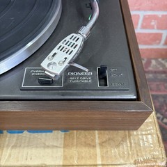 Vintage Pioneer PL-12D Belt Drive Turntable Original Box & Packing – Needs Belt