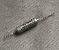 Sprague .012 uF 100v PIO Vitamin Q oil Capacitor Vintage woman tone 1958-63 used