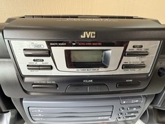 JVC PC-XC11 CD Boom Box – AM/FM – Dual Cassette – 3 Disc Changer w/ Remote