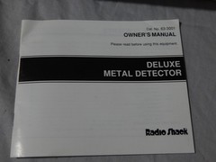 Vintage Radio Shack Deluxe Metal Detector 673-3001