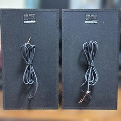 Aiwa SX-E77 Vintage Square Flat Diaphragm Speakers Pair 3-Way AFBS Audiophile