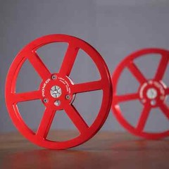 2X 7” Pioneer red PR-85 Aluminum Reel to Reel RT-707 909 Empty Take Up Reel