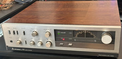Mitsubishi DA R8 Stereo Receiver Vintage AM FM Phono Woodgrain Japan Tested