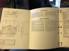Fostex Model R8 8-track Recorder/Reproducer Owner’s Manual vintage Book NM