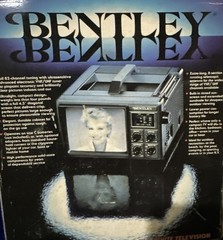 Bentley Deluxe Portable 5-Inch Black & White Television Model 100C