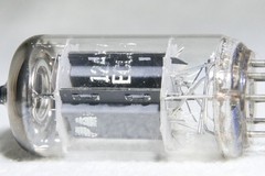Matched Pair Telefunken ECC83/12AX7 Long Ribbed Plate Germany Diamond on Bottom