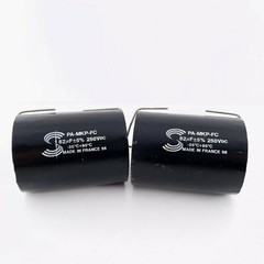 2 X 82uF 250V 5% SOLEN CAPACITOR. PA8200. AXIAL. 46X59MM. 5 CP ENA