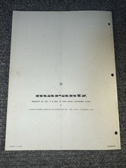 Marantz Model 2220B Stereophonic Receiver Original Service Manual w/ Dolby Mod