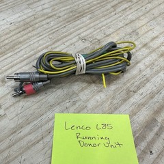 Vintage Lenco L85 Turntable Parts – Audio Cables RCA Jacks W Ground Wire
