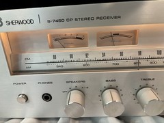 Vintage Sherwood S-7450 CP, 30W AM/FM/Stereo Receiver, 1979. Tested FM