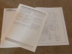 Vintage Original Pioneer TX-6800 Stereo Tuner owner manual & Schemetic Excellent