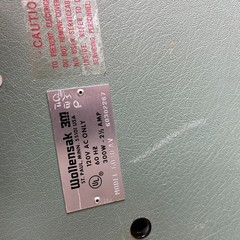 Wollensak 6030AV Reel to Reel Tape Recorder Powers On Untested 3M Vintage