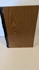 Vintage PAO 3 Drawer 42 Cassette Tape Storage Case Wood Grain Faux Oak