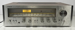 VTG Hitachi SR-503 AM/FM Stereo Receiver Wood Case PARTS/REPAIR Left Channel Out