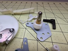Pioneer PL-990 Turntable Parts – Cam Gear, Misc Control Arms, Spindle