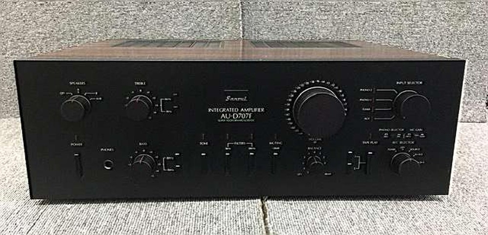 Sansui AU-D707F Integrated Amplifier 1980 Serviced 2024 Japan JBL Match Amp