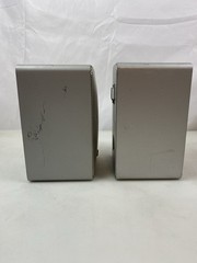 Realistic Minimus-7 Silver Speakers Pair 40-2034 Made In Japan Tested Working