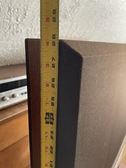 Vintage Bertagni SM-250 Speakers MCM 1960s Electroacoustic System Walnut 28×19