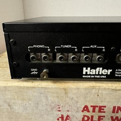 HAFLER MODEL 100 STEREO PREAMPLIFIER – SERVICED – CLEANED – TESTED – WITH BOX
