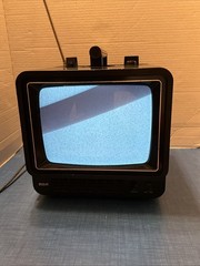 Vintage RCA 9″ Portable TV Black & White Analog 1980’s Retro