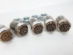 6146B/6883B RCA AND GE TEST NOS LOT OF 5 VACUUM TUBES