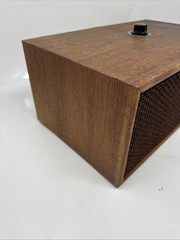 Vintage FRAZIER Bookshelf Speakers RARE 8 Ohms 15 Watts Super Midget READ WORKS!