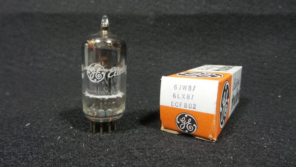 Vintage GE 6JW8 / 6LX8 / ECF802 Vacuum Electron Tube NOS Untested FREE SHIPPING