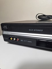 JVC VCR/DVD Combo HR-XVC28BU VHS Tape Player Hi Fi Stereo & RCA Cable Vintage