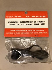 Vintage Realistic Telephone Pickup Suction Cup Mic for Tape Recorders 44-533A