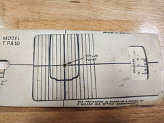 Garrard TPA-10 Tone Arm RARE w Template C