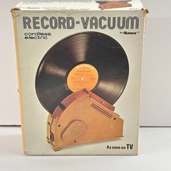 1976 Ronco Record Vacuum Complete In Box WORKS PROOF As Seen On TV Ron Popeil