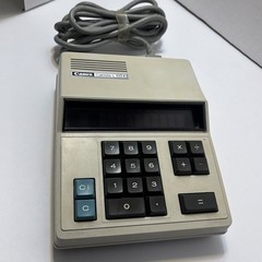 Vintage 1970s Canon Canola L100A Desktop Calculator, Great Working Condition!