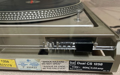 Dual Electronics CS 1258 Record Player Turntable – Parts or Repair