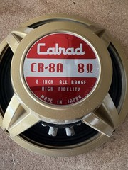 Vintage Calrad 8” Hi-Fi Speaker – 8 ohm – Model CR-8A