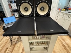 Vintage 1981 Technics SB-G900 Speakers With Redone Covers Tested 300 Watts 8 Ohm