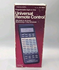 Vintage Realistic Programable 8-in-1 Universal Remote Control 15-1903A New
