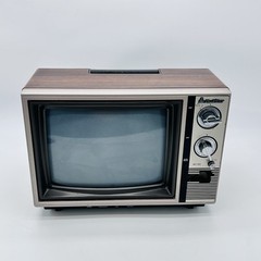 DEFECTIVE Vintage Quasar 10 CRT Color TV UP2133WW Wood Grain 1985 Retro G3D