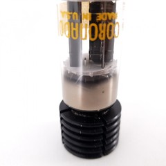 1 X 6CS7 CROWNED TUBE. BLACK PLATES. COPPER RODS. 95/96%. 38. CH70