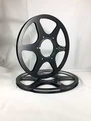ONE PAIR New 10.5″ Anodized Aluminum metal Reels Black