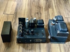 Rare Webster Type 45 Tube Power Amplifier W/ 45PS Supply As Is 6L6