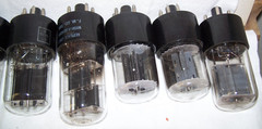 Lot of (20) 6X5GT tubes,radio,amp,full-wave rectifier,6X5,1274,RCA,GE,Sylvania,+