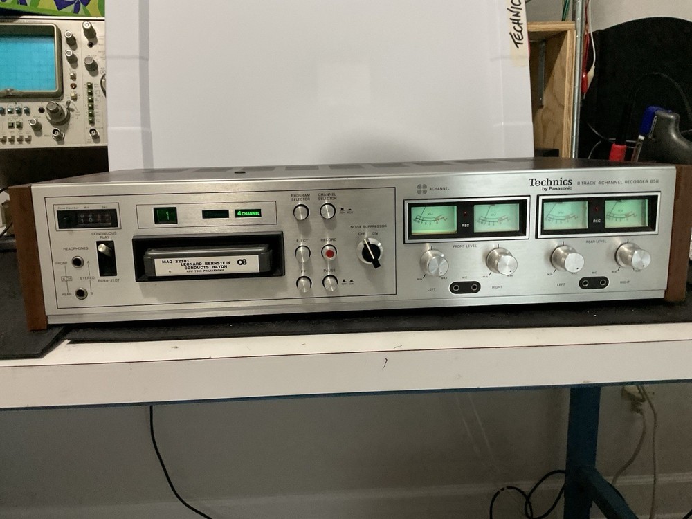 Technics RS-858US 8 Track Quadraphonic Recorder & Player Reconditioned