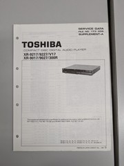 Toshiba Xr-9217 /927/V17 Compact Disc Digital Audio Player D-5476