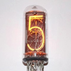 1x IN-18 ИН-18 Nixie Tube for Clock / Tested / Used / 1pcs in lot