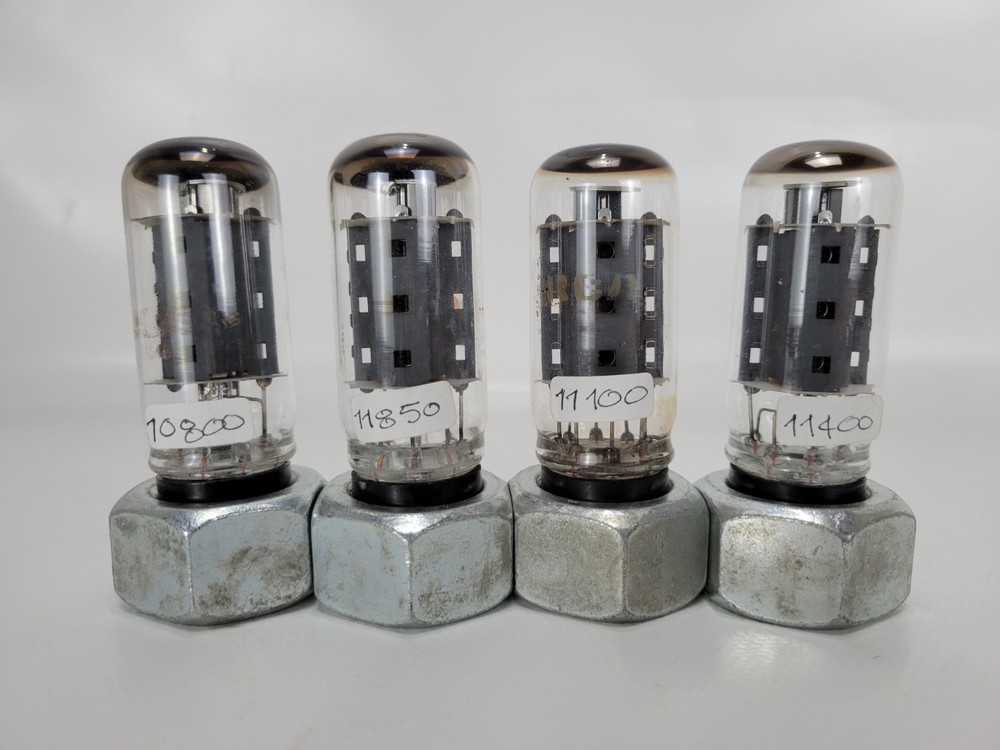 7591 RCA VACUUM TUBES COIN BASE QUAD TEST NOS